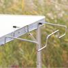 Portable Iron Wire Storage Rack: Camping Table & BBQ Picnic Accessories Rack for Garbage Bags