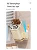 Wall-Mounted Anti-Mildew Chopstick and Utensil Holder With Draining Shelf.