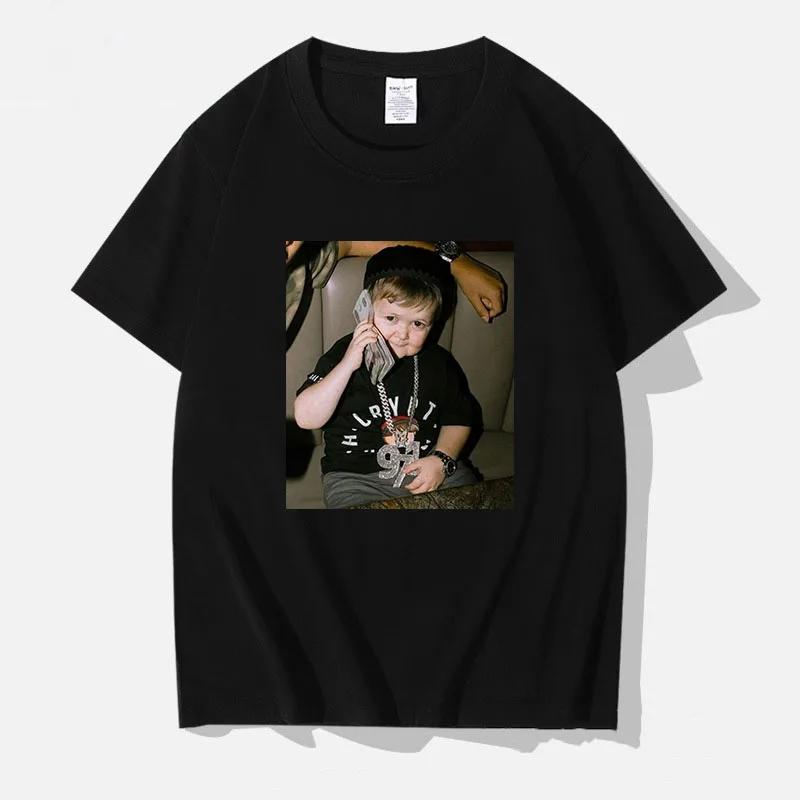 Men Tees Shirts Fasiom Funny Streetwear Tops Hasbulla Fighting T Shirt Russia Classic Mini Khabib Blogger Graphic Women T-shirts