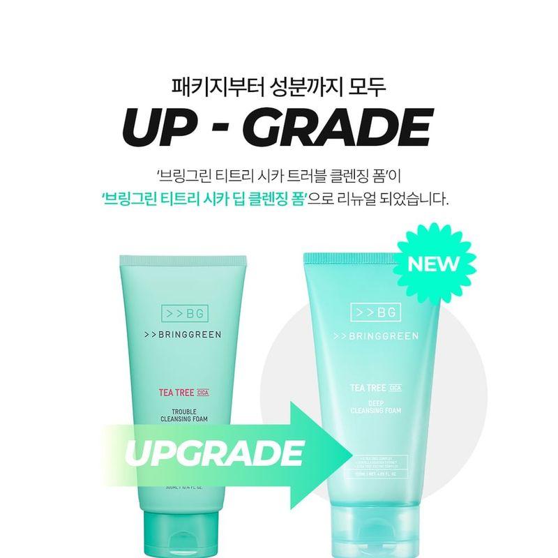BRING GREEN - Tea Tree Cica Deep Cleansing Foam