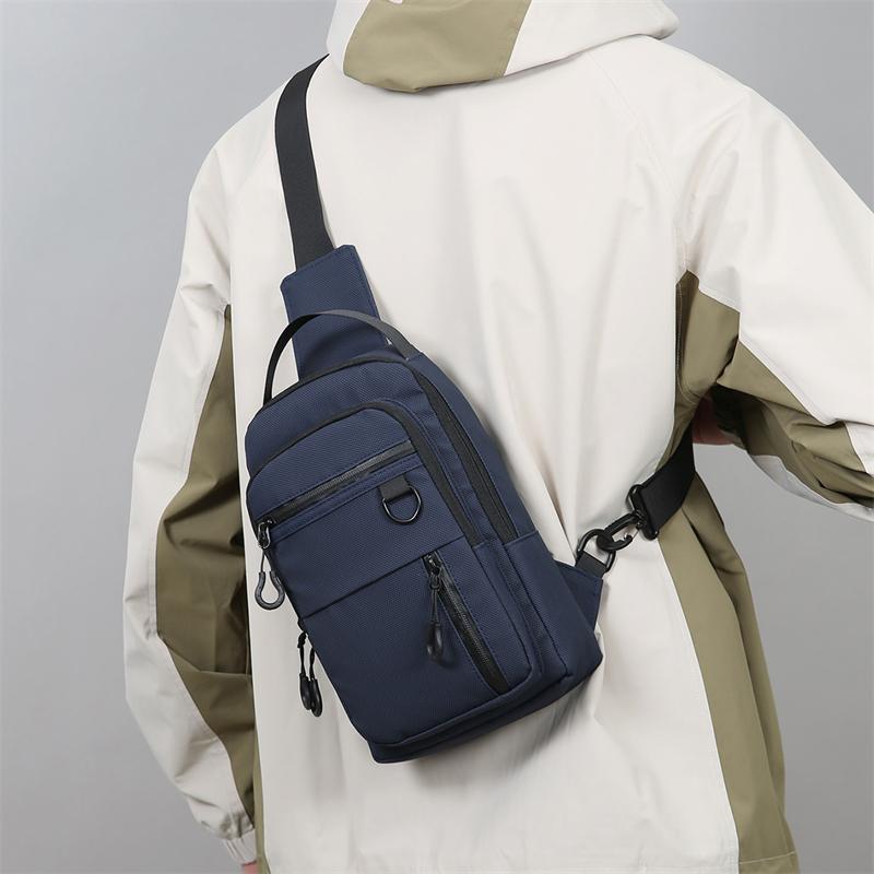 Men's Chest Bag Large Capacity Business Travel Crossbody Bag