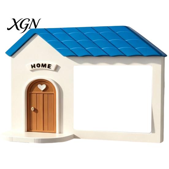 PLA Schalter Dekoration 3D Gedruckte Haus Dekoration, Leichter Rahmen mit Figuren Display Regal, Wandabdeckplatte für Home Office Wohnzimmer Cartoon