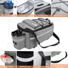 Big Capacity Bike Pannier Bag with Reflective Stripes Bike Trunk Bag  Bike Rear Seat