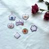 Love Square Geometric Mold Dog Bone Pet  Silicone Epoxy Resin Mold  Keychain Pendant Jewelry for Gift Craft