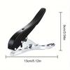 1 Set Single Hole Punch 8/10 MM Hole Edge Banding Punching Pliers Handheld Paper Hole Punch With Scale Heavy Duty Hole Puncher