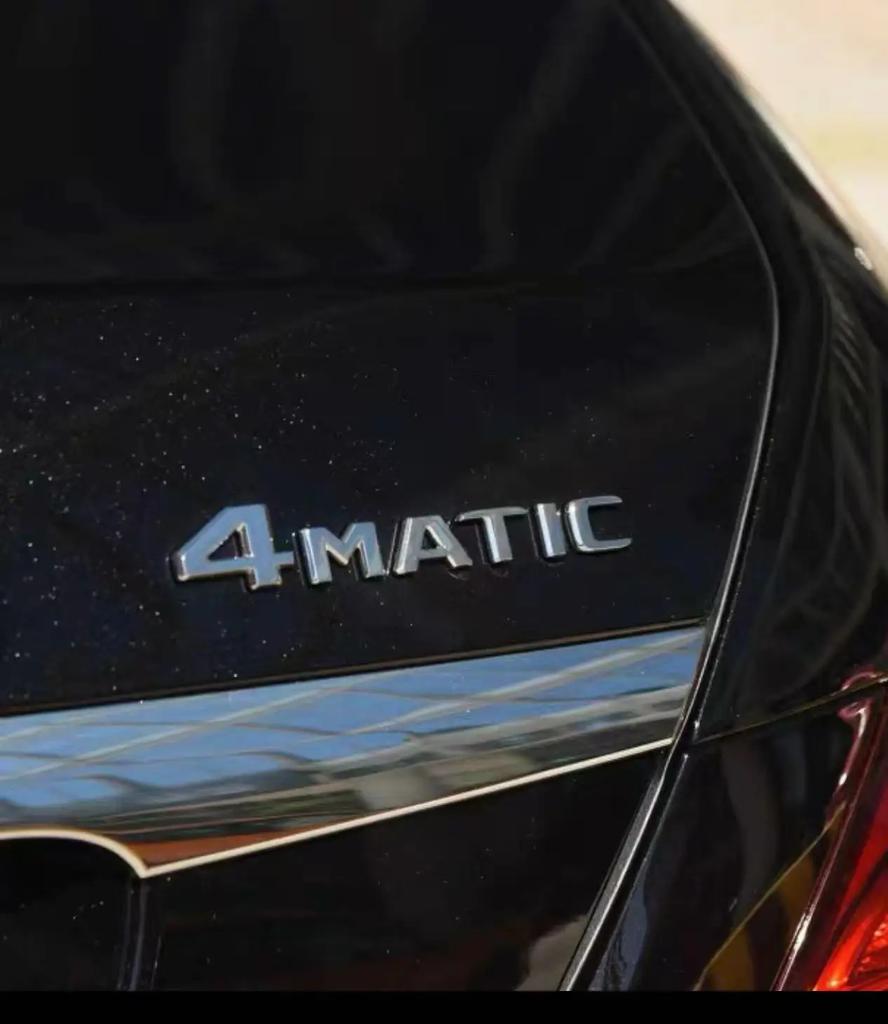 3D Chrome Letters S320L S400L S500 S500L S550 S600 4Matic Top ABS Emblem for Mercedes Benz S Car Trunk Nameplate Logo Sticker