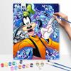 Disney Goofy Collage Paint By Number Kit Cartoon Drawing Canvas DIY Oil Picture Home Decor Wall Art Acrylic Painting Crafts 130