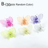 30Pcs Plant Fixing Clips Lightweight Plastic for Supporting Orchids and Garden Vines Essential Gardening Tools