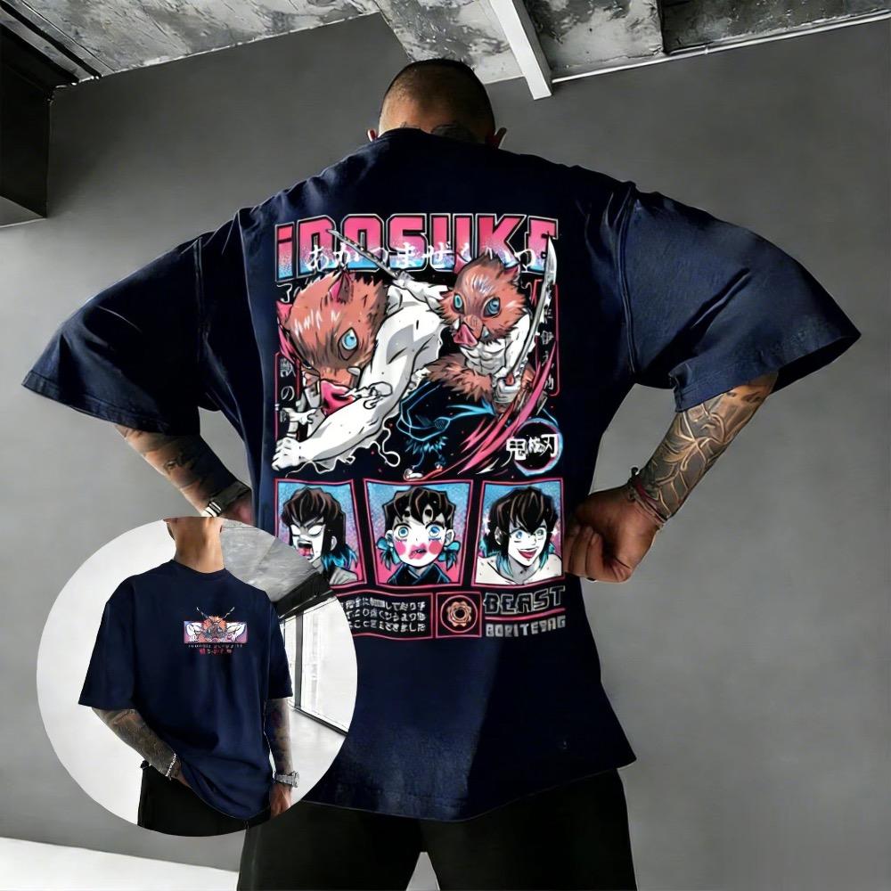 Devil Killer Anime Printed Men's and Women's T-shirt Casual Parent Child Top