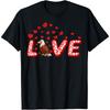 Eagle Bird Lover Funny Hearts Love Eagle Valentine's Day T Shirt