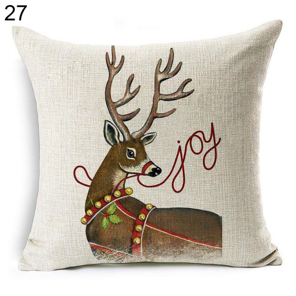 reindeer pillow case