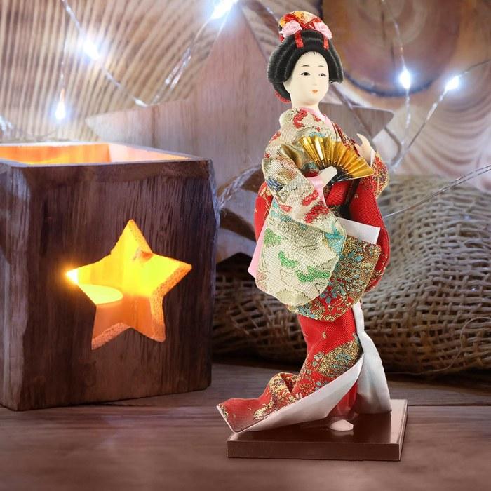 TOYMYTOY Geisha Doll 10.63 inch – Japanese Style Decoration