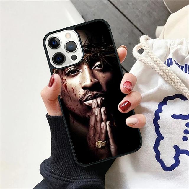 

2Pac Tupac Shakur Hip Hop Rapper Phone Case Cover For iPhone 17 Air 15 16 14 13 12 Pro Max 11 Pro Max Plus Coque iPhone 13pro