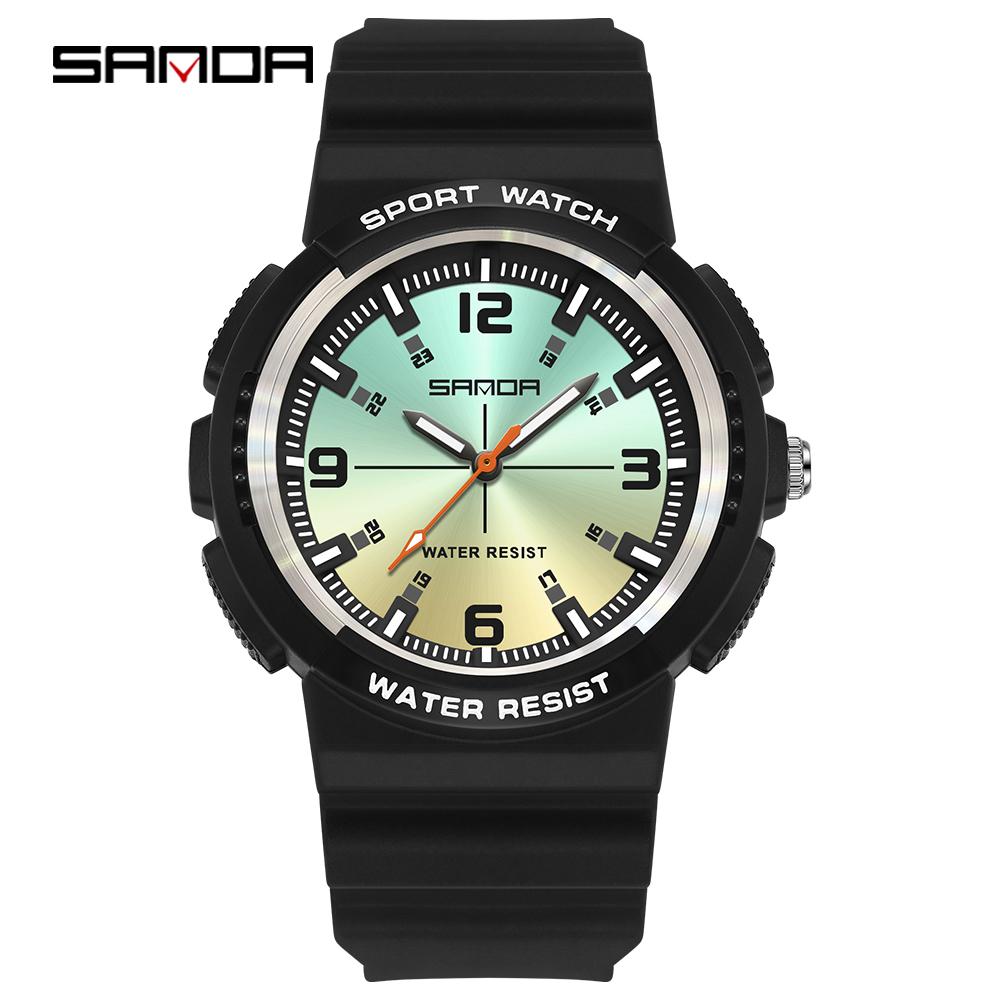 Sanda new 3284 casual sports quartz luminous waterproof 50 meter fashionable men's and women's watch