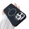 Applicable To Apple 16promax Lens Holder, Mobile Phone Case, Skin-sensitive Magnetic Suction iPhone15 Simple Premium Protective Case