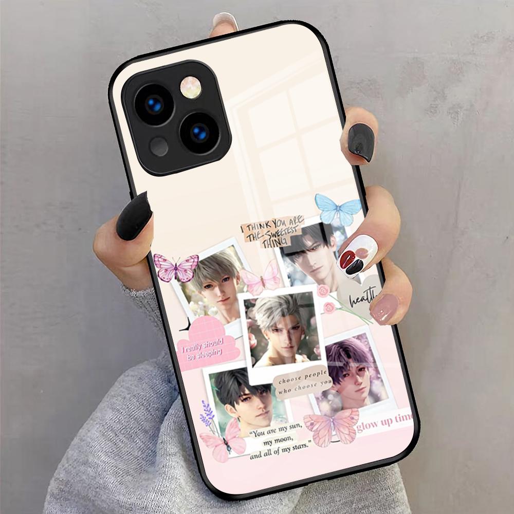 Love And Deepspace Boys Phone Case For IPhone 17 Pro Max 16 15 14 Pro Max 13 11 X Xs Xr 8 7Plus Glass Cover