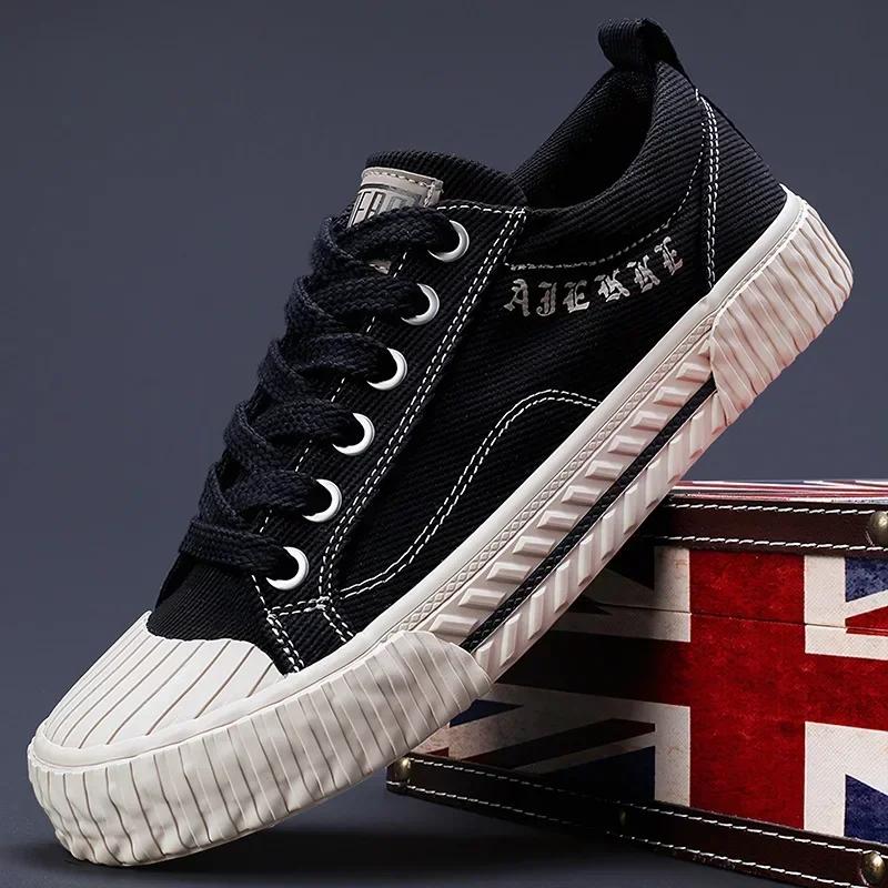 Fashion High-quality Casual Shoes for Men Wear-resistant Men's Vulcanized Shoes Comfortable Breathable Non-slip Male Flats Basket Homme