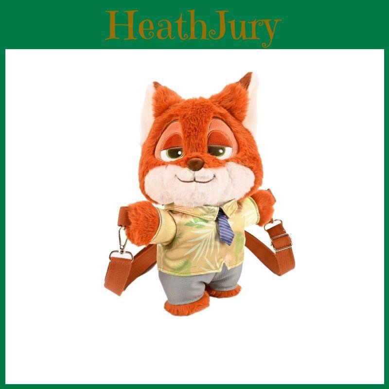 Cartoon Zootopia Judy Hopps Nick Wilde Plush Shoulder Bag With Storage For Daily Use