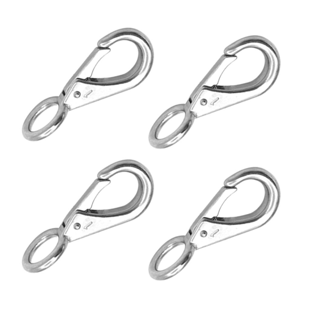 Buy 4 Pieces Heavy Duty Marine Grade 316 Stainless Steel Spring Snap