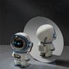 Astronaut Bluetooth-Lautsprecher Kabelloser Audio-Mini-Tragbarer Intelligenter Stereo-Bass-Lautsprecher UKW-Radio Subwoofer Musiklautsprecher