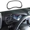 Dashboard Meter Frame Cover Trim Decor For Dodge Ram 1500 2018+ Carbon Fiber