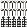 Reliable Carp Stopper Set with 50 Hook Stops Beads and 20 Boilies Bait Screws