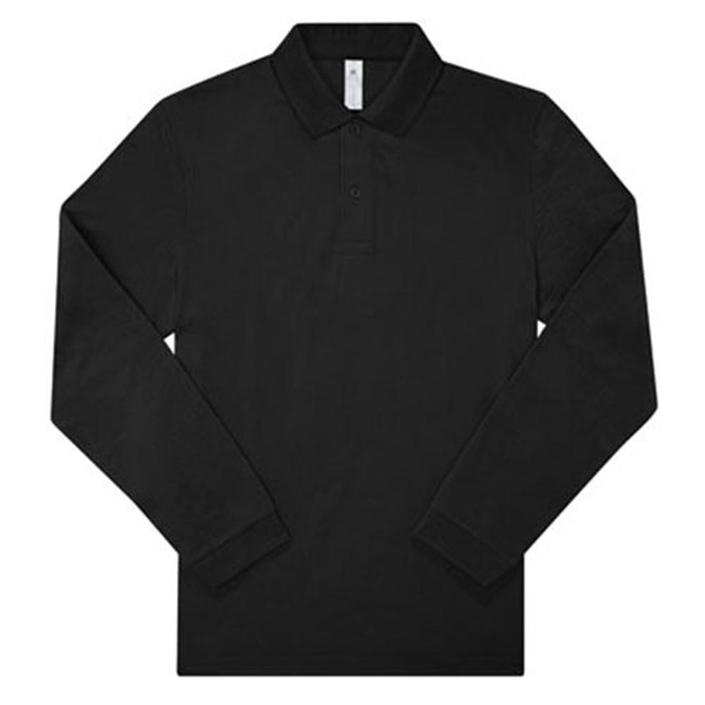 B&C Unisex Adult My Polo 180 Long-Sleeved Polo Shirt