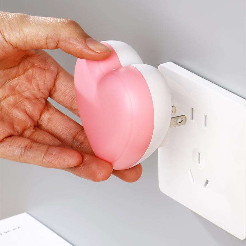 LED Night Light Sensor Control Night Lamp Energy Saving LED Sensor Lamp US Plug Nightlight for Children Kids Bedroom Stairs
