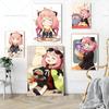 1PC Anime Spy X Family Character Anya Poster Self-adhesive Art Waterproof Paper Sticker Coffee House Bar Room Wall Decor