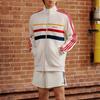 Adidas Originals The First Track Top Retro Color Block Stand Collar Sports Jacket Men Tops White IW3233