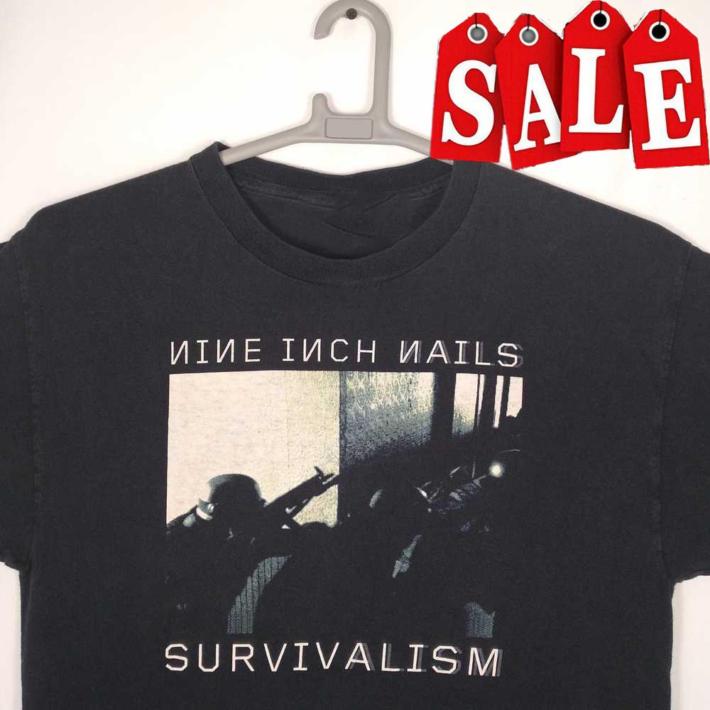 

Vintage 2000s Nine Inch Nails Survivalism t-shirt Cotton For men Women Te3984 Unisex T-Shirt XL