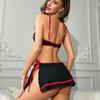 New Erotic Cosplay Nurse Uniform Sexy Women Lingerie Set Sling Lace Dress Sexy Underwear Adult Erotic Dress Sets Hot Girl Dress
