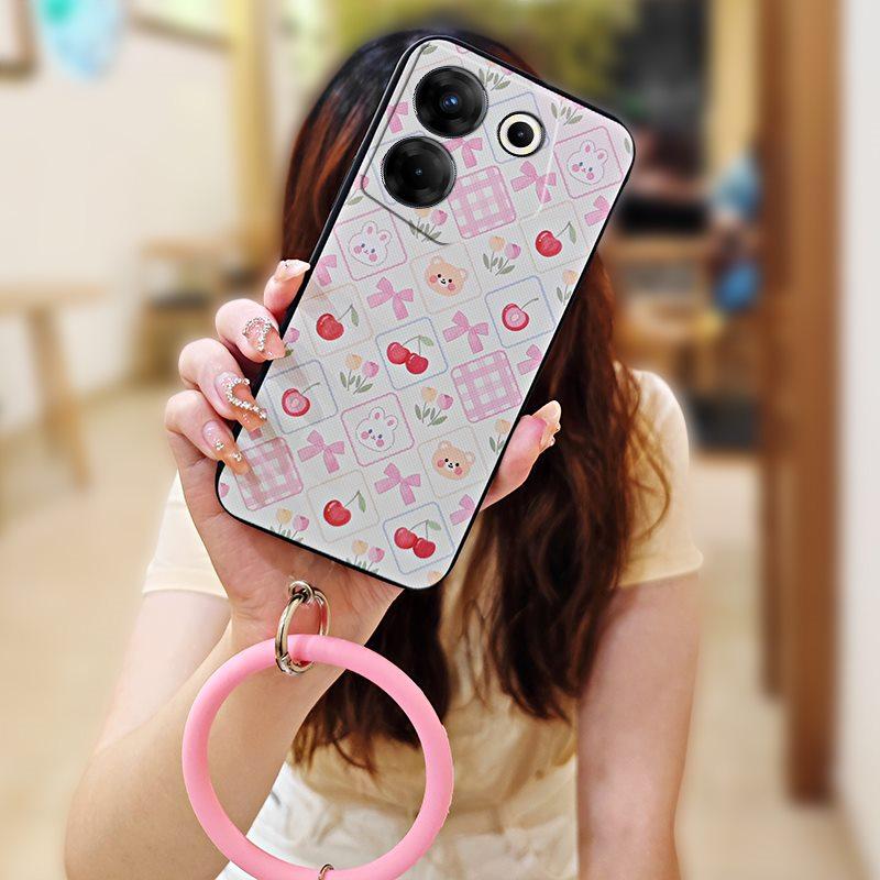 

Ring Dirt-resistant Phone Case For Tecno Camon20 Pro 5G/CK8n Funny Protective Solid Color Anti-knock Cute Waterproof Tecno Camon20 Pro 5G/CK8n