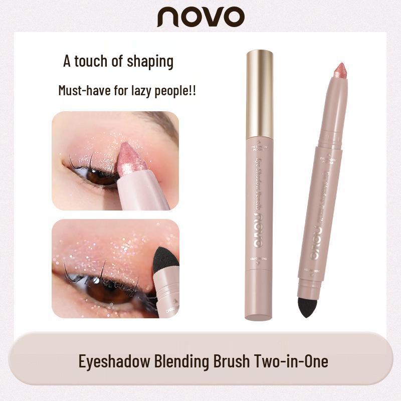 NOVO6076 Iridescent Eyeshadow Stick: Quick, Easy One-Swipe Makeup for Students & Parties. Ideal for Busy or Lazy Days. Super Hot & On-Trend!