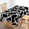 Farm Animal Cow Print Rectangle Waterproof Tablecloth Holiday Party Decorations Farmhouse Kitchen Dining Tablecloth Party Decor