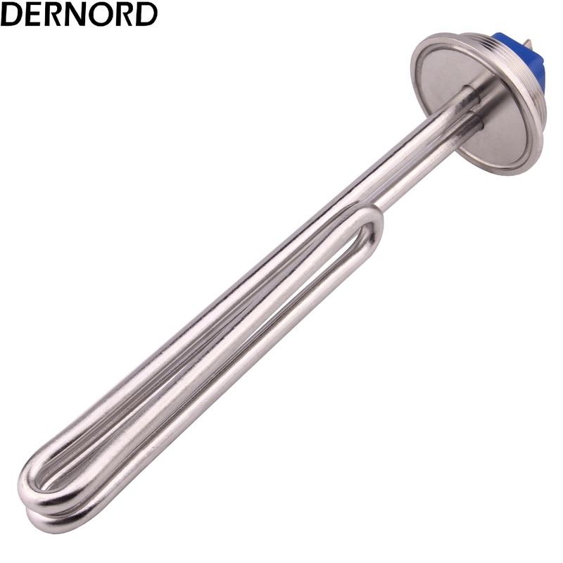 DERNORD 2" Tri clamp Foldback Heating Element 240v Electric Tubular Heater 2.5KW/3.5KW/4.5KW/5.5KW SUS304