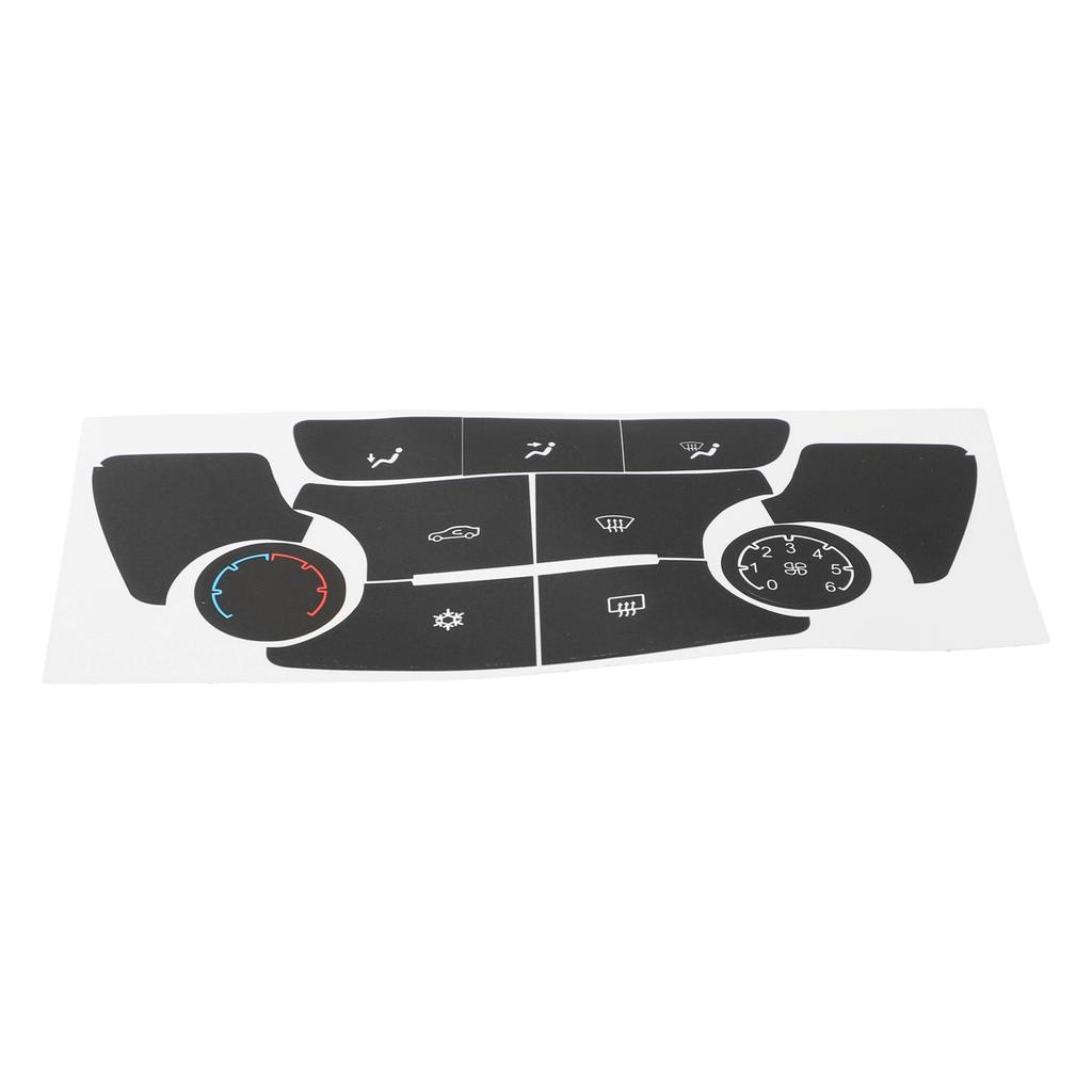 Enhance Your Driving Experience With Black Button Repair Decal Sticker Set For Buick Verano AC Climate Control