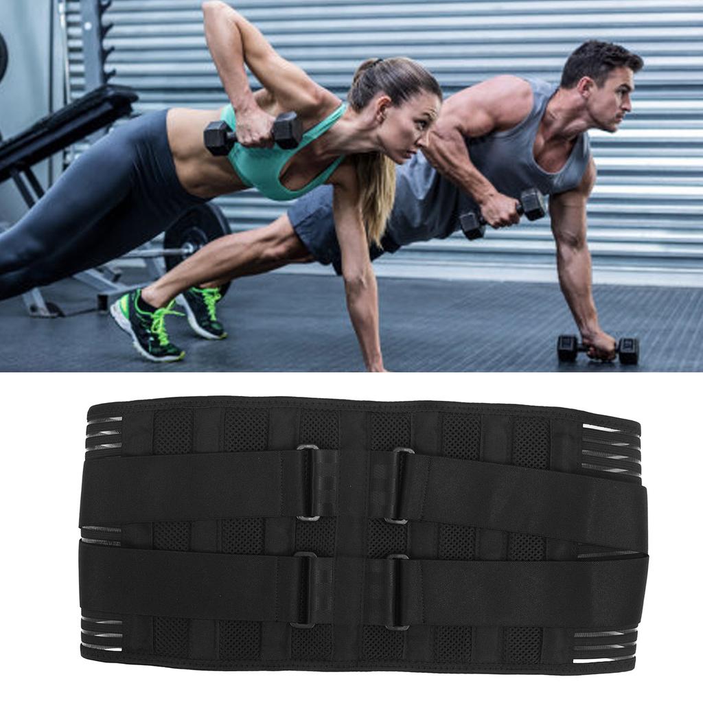 Taillen-Kompressionsbandage Hohe Elastizität Rückenstützgürtel zum Schutz für Fitness-Sport L