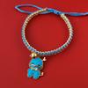 Chinese New Braided Rope Pet Collar Dragon Festive Bell Colorful Decor Cats Dogs