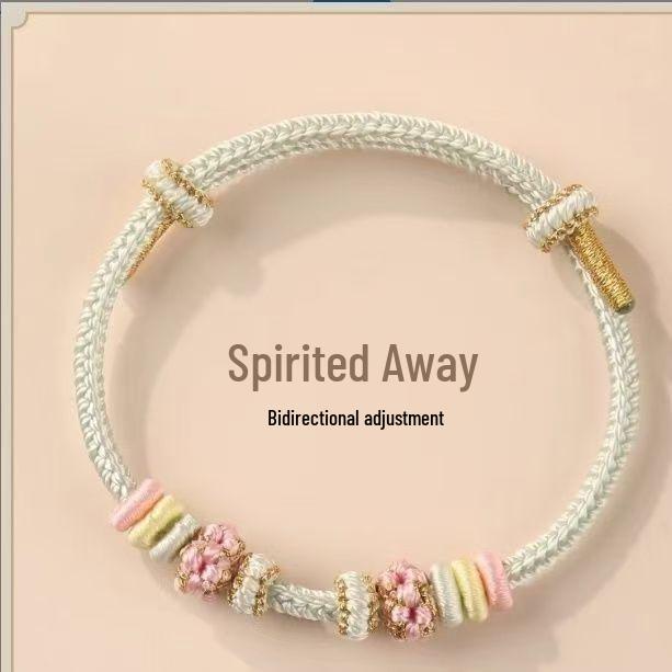 Dunhuang Red Pan Chang Knot Hand-Woven Bracelet – Wearable DIY Gift Accessory