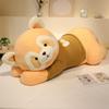 Large sweater cute raccoon throw pillow plush toy doll lying down raccoon doll girl soothing doll