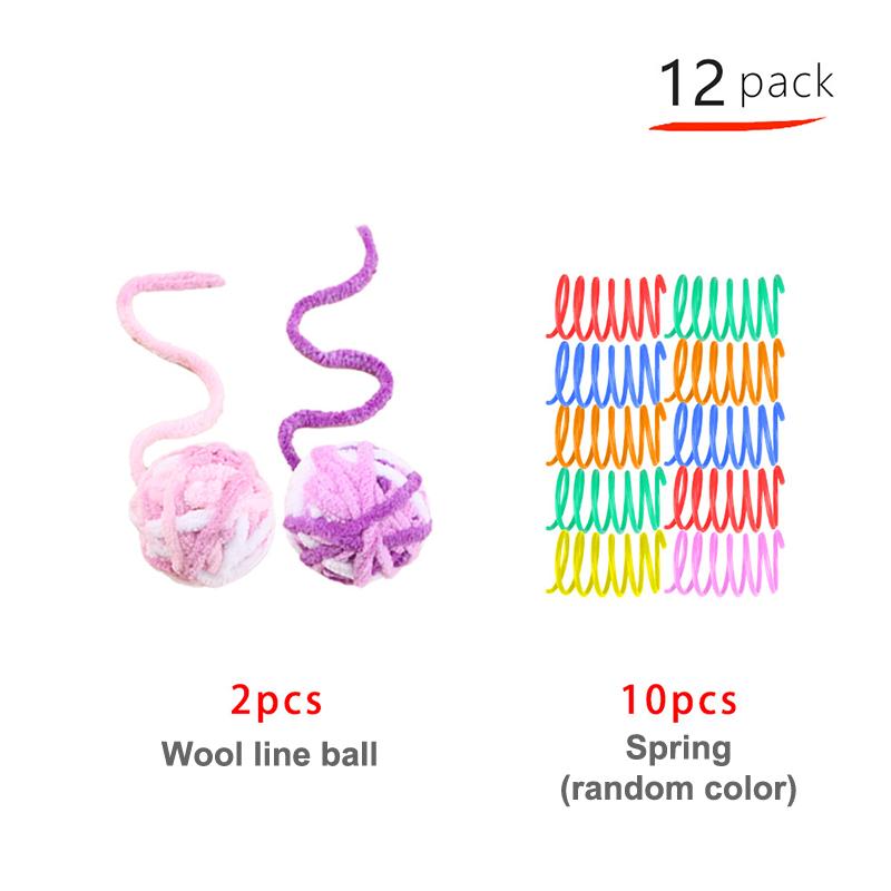 

4/12/32 шт. Кімнатні іграшки для кошенят. Кольоровий м’яч, що дражнить. Іграшка для котів. Саморозважальні іграшки для жувальних котів. Інтерактивні іграшки для тварин. Товари для тварин.