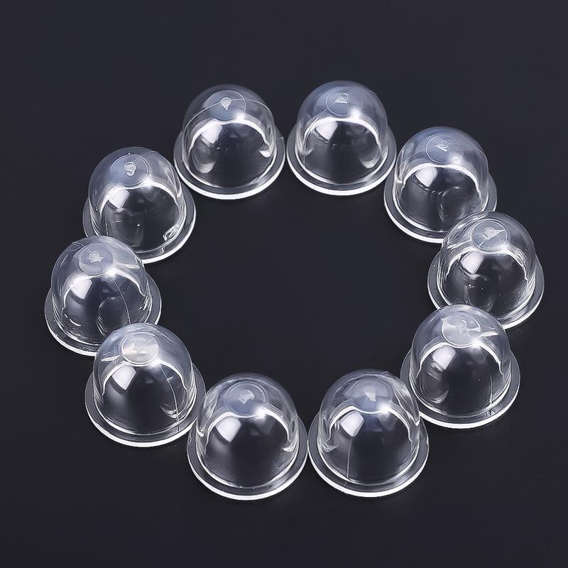 10 PCS Transparente Benzin-Pumpbirne Kraftstoffpumpe Birnen Ölblase für Kettensägen Gebläse Trimmer Kettensäge Vergaser Zubehör