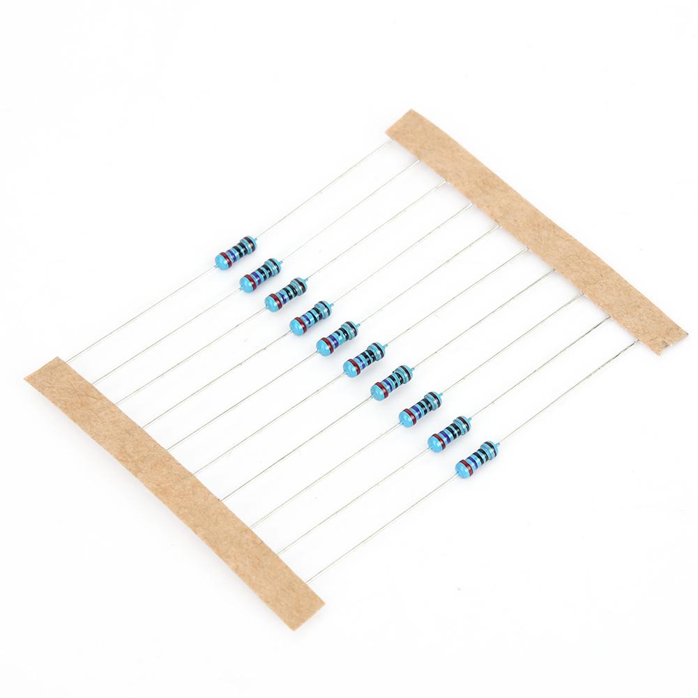 10-1M Ohm 1/4w Resistenza 1% Tolleranza Kit Assortimento Resistori a Film Metallico