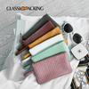 Multifunctional Travel Makeup Bag: Lipstick Holder, Cable Organizer, Coin Purse & Brush Bag with Zipper.