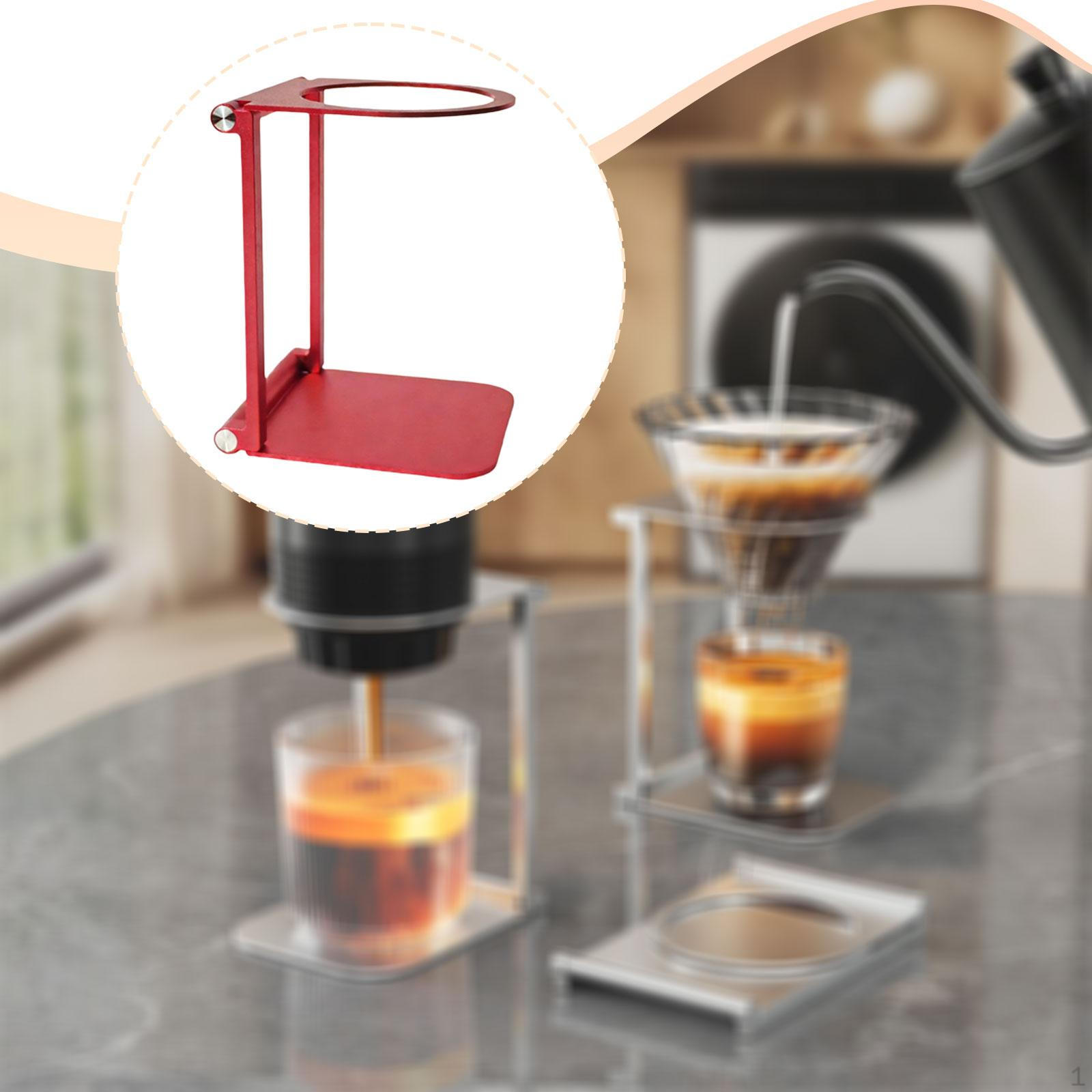 Стойка-подставка для пуровера, Держатель-аксессуар для кофейной капельной машины, Стенд для эспрессо, Алюминий