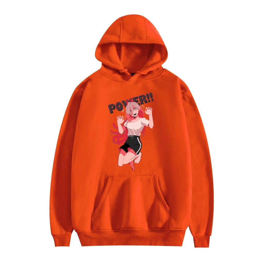 New Fashion Chainsaw Man Hoodies Cartoon Printed Sweatshirts Casual Long Sleeve Tops for Men Women