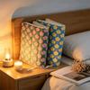 Lightweight Fabric Book Cover Floral Design Fabric Book Sleeve Notebook Protector  for Book Lovers