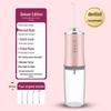 Smart Waterproof Electric Water Flosser for Fresh Breath, Portable Teeth Cleaner with Purple Light