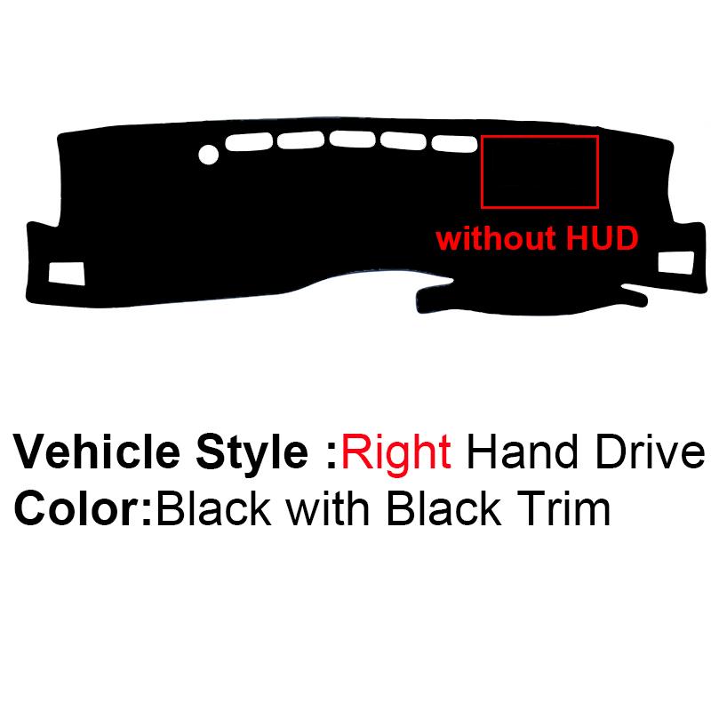 2 Layer Car Dashboard Cover Carpet For Toyota Avalon    LHD RHD Rug Pad Carpet Dashmat Sun Shade Car Decoration